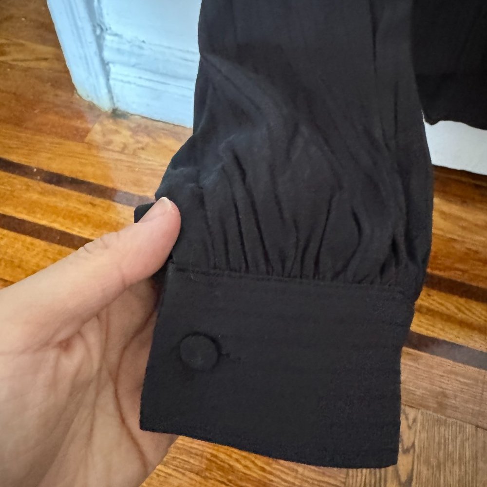 Levi's Black Button Down Blouse - image 5